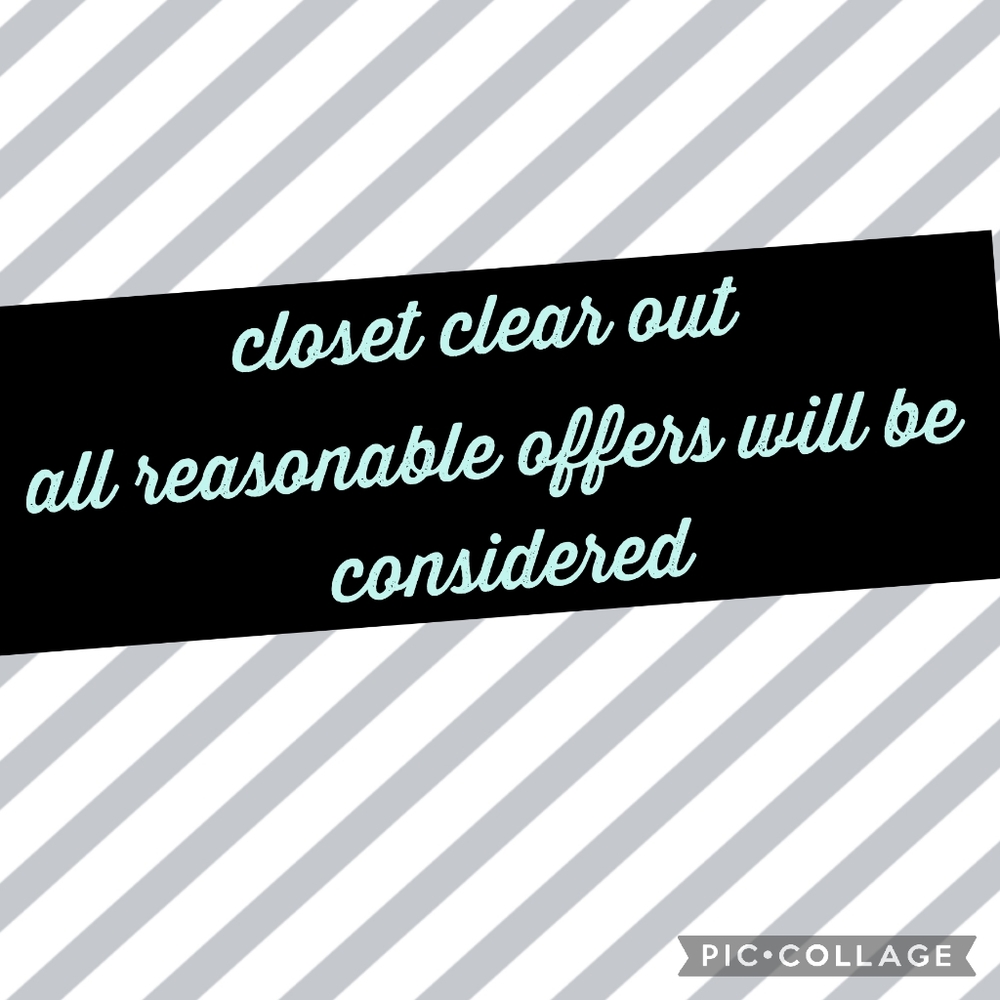 Closet clear out